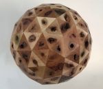 fabrication geodesique Sphère géodésique en bois