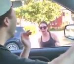 automobiliste rage Une femme pense qu’un automobiliste la harcèle