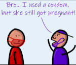 preservatif J'ai utilisé un préservatif...
