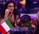 italie Rail de coke pendant l'Eurovision