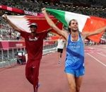 barshim Barshim et Tamberi se partagent la médaille d’or (JO 2021)