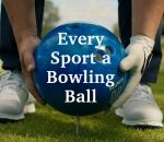 bowling Divers sports avec une boule de bowling