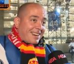 interview Un papa et sa fille sortent du stade (Real Madrid - Manchester City)