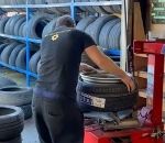 pneu Blague à un monteur en pneumatiques