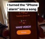 alarme La sonnerie Ouverture de l'iPhone devient une musique