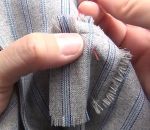 tissu japon Technique de raccommodage invisible