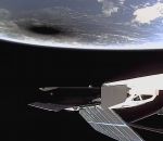 solaire L'éclipse vue depuis un satellite Starlink
