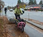 vidéo cyclo brosse balayeuse piste cyclable feuille