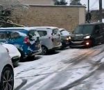 vidéo neige verglas route voiture carambolage france