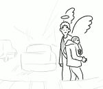 vidéo ange faucheuse dessin mort