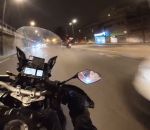 vidéo course-poursuite nuit paris moto scooter arrestation