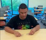 vidéo percussion stylo bureau musique