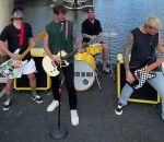 vidéo batteur groupe musique chute eau