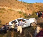 vidéo fail voiture route ravin depannage