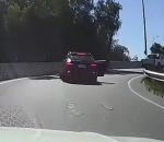 vidéo carjacking voiture autoroute tentative bretelle chili