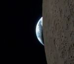 vidéo coucher lune terre artemis orion